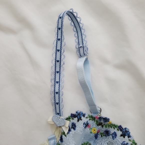 For Love & Lemons midsummer heart embroidered bra - Picture 8 of 12